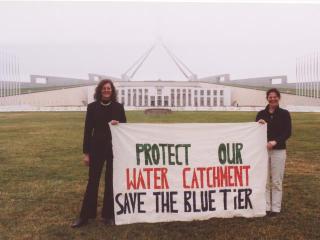 Image of Fran and Lesley in Canberra